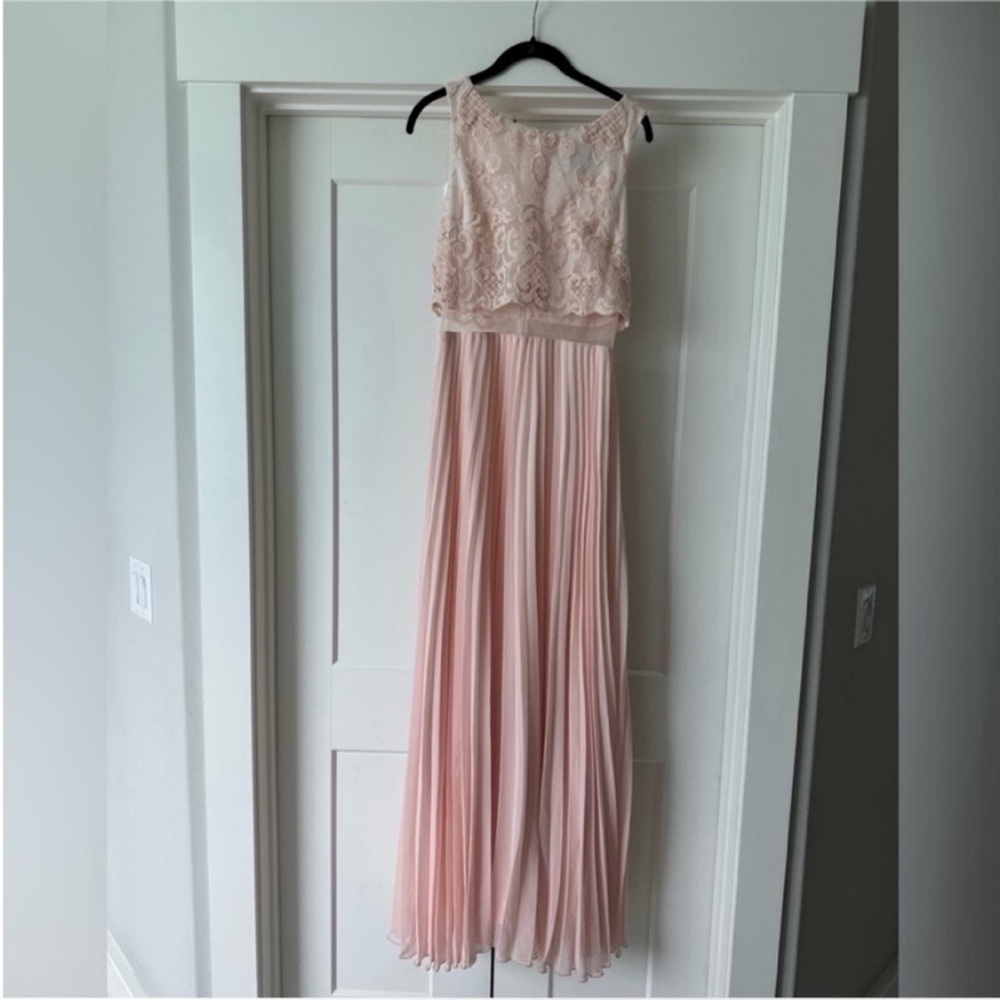 Betsy & Adam Ivory Lace Dress